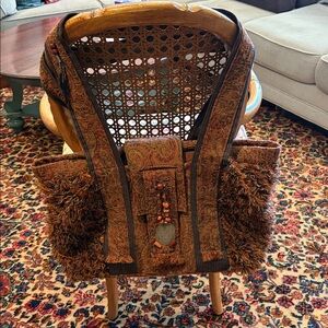 Bohemian Brown Textured Shoulder Bag